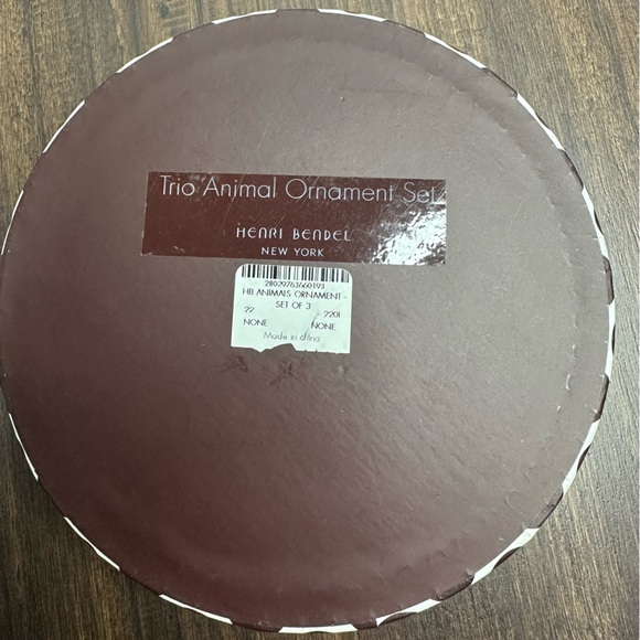 RARE Henri Bendel New York Trio Animal Ornament Set - Picture 5 of 7